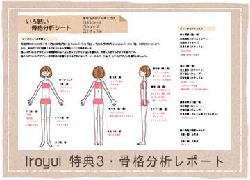 いろゆい骨格診断レポート