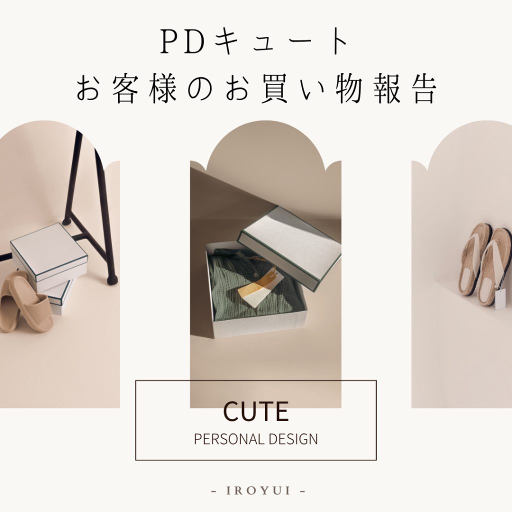 パーソナルデザイン診断PDキュート・ガーリッシュ・ボーイッシュ・アバンギャルドのお買い物報告　似合うアイテム